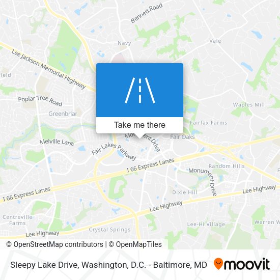 Sleepy Lake Drive map