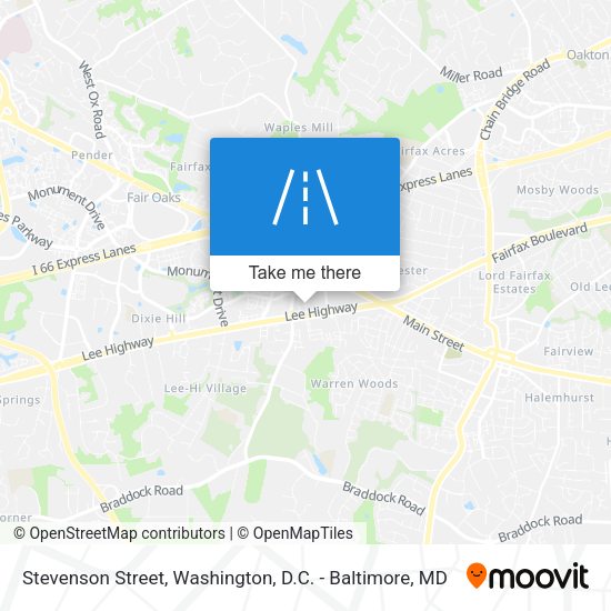 Mapa de Stevenson Street