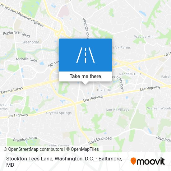 Mapa de Stockton Tees Lane
