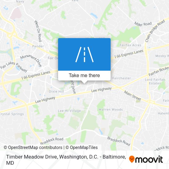 Timber Meadow Drive map