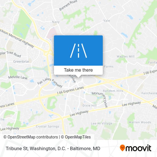 Tribune St map