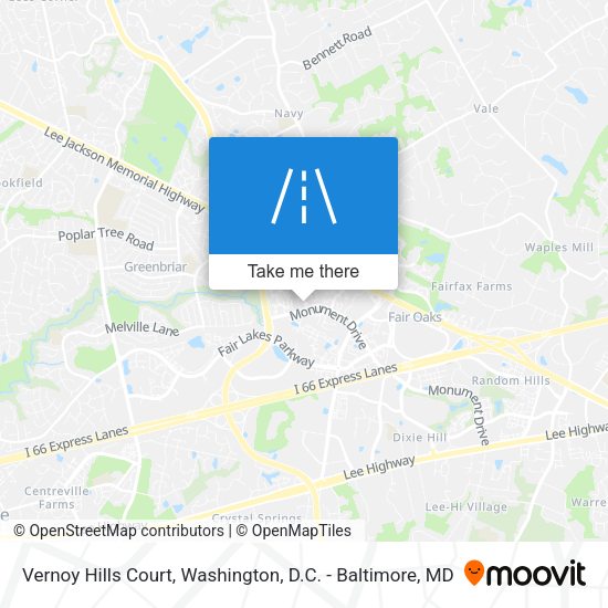 Mapa de Vernoy Hills Court