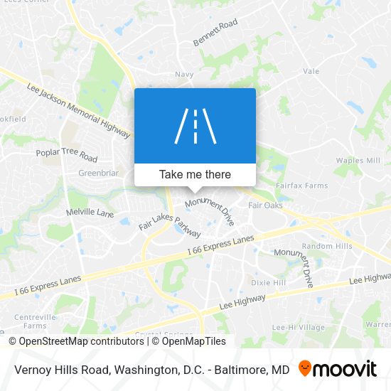 Vernoy Hills Road map