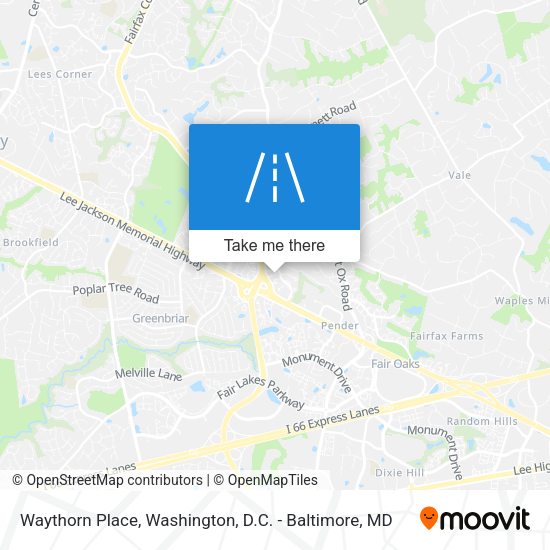 Waythorn Place map
