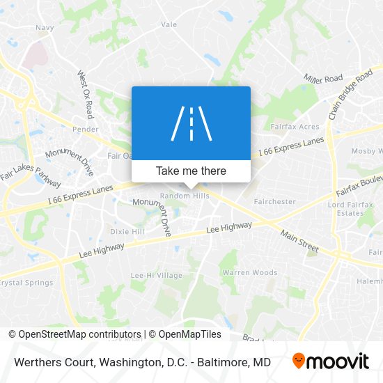 Werthers Court map