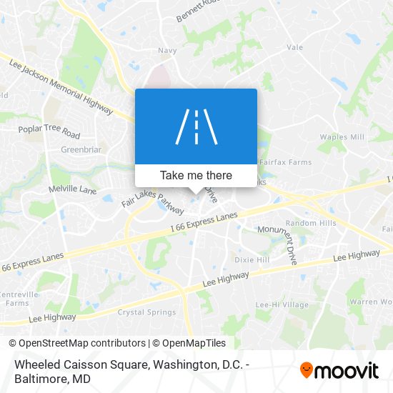 Wheeled Caisson Square map