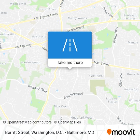 Mapa de Berritt Street