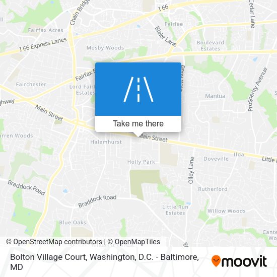 Bolton Village Court map