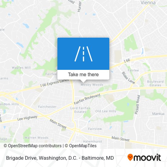 Brigade Drive map
