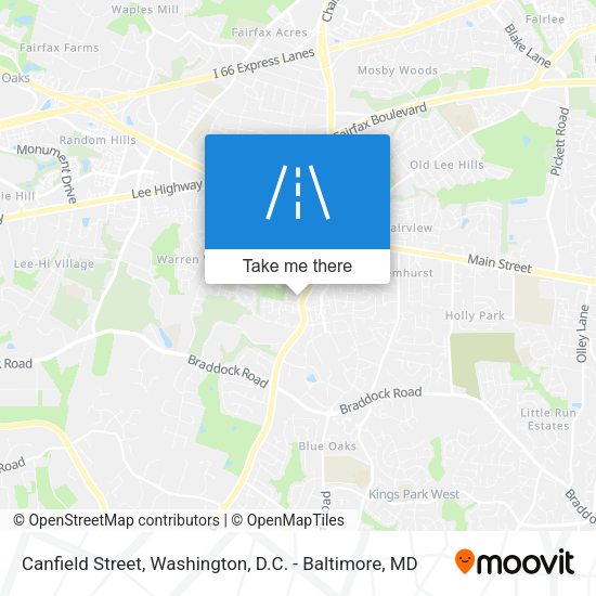 Canfield Street map