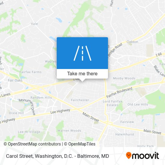 Carol Street map