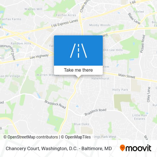 Chancery Court map