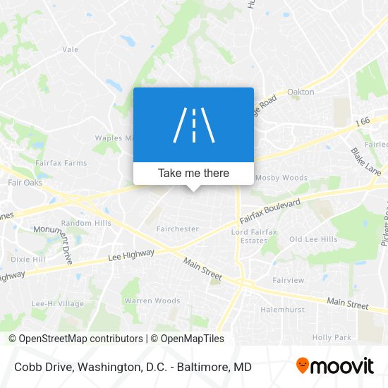 Cobb Drive map