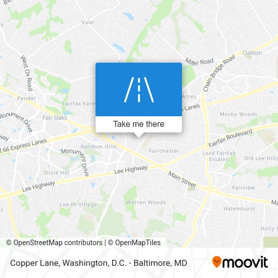 Mapa de Copper Lane