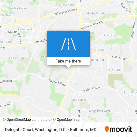 Delegate Court map