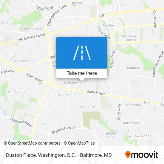 Duston Place map