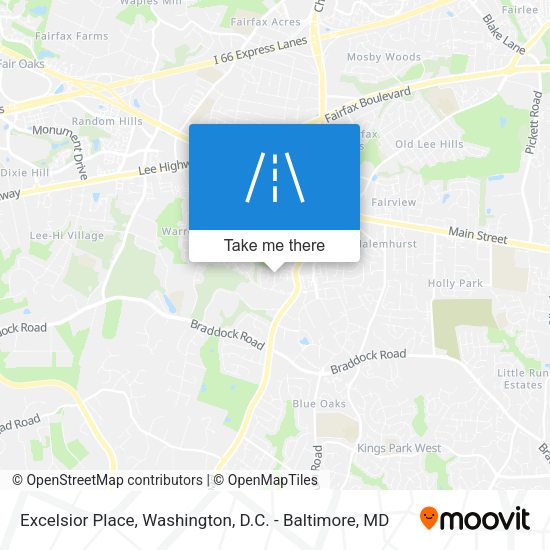 Excelsior Place map
