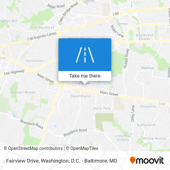 Fairview Drive map