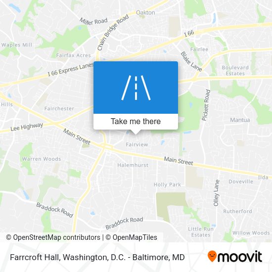 Farrcroft Hall map