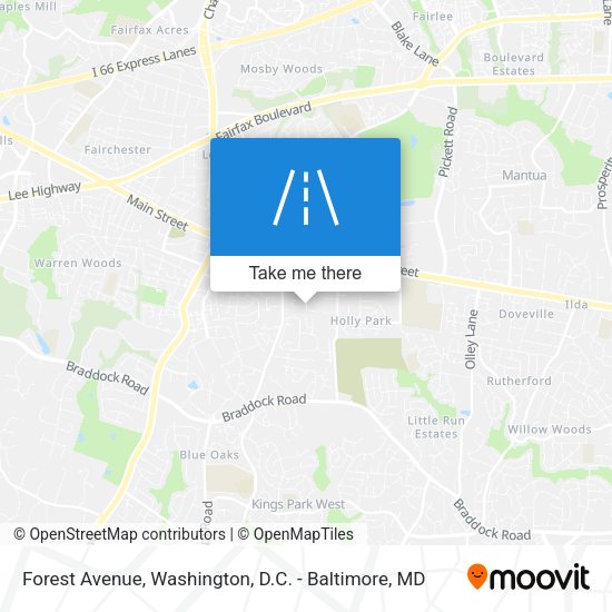 Mapa de Forest Avenue