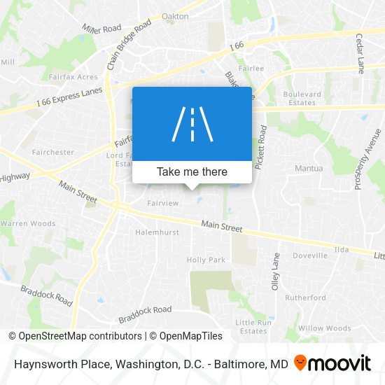 Mapa de Haynsworth Place