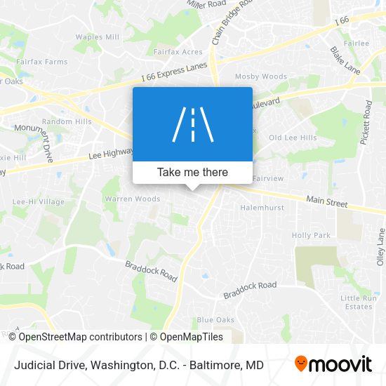 Judicial Drive map