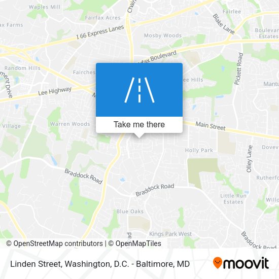 Linden Street map