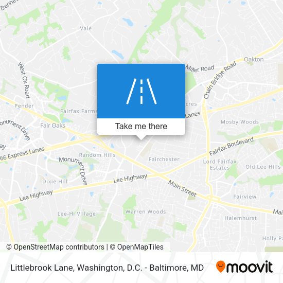 Mapa de Littlebrook Lane