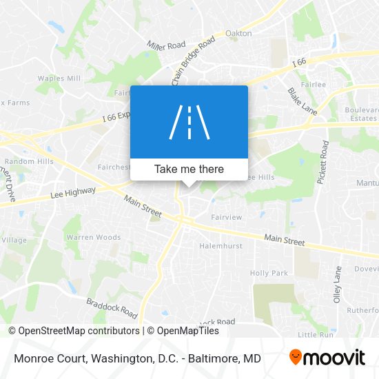 Monroe Court map