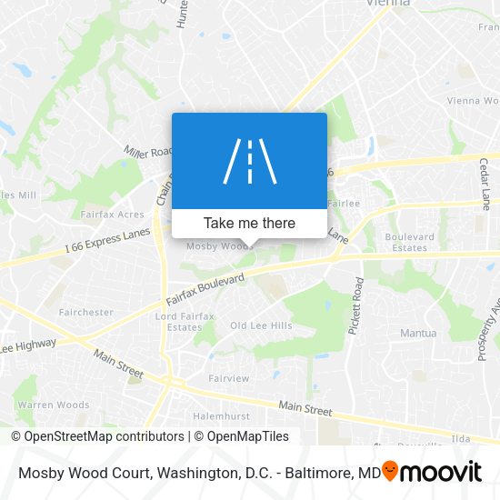 Mosby Wood Court map