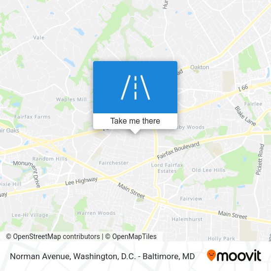 Mapa de Norman Avenue