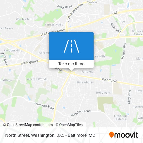 North Street map