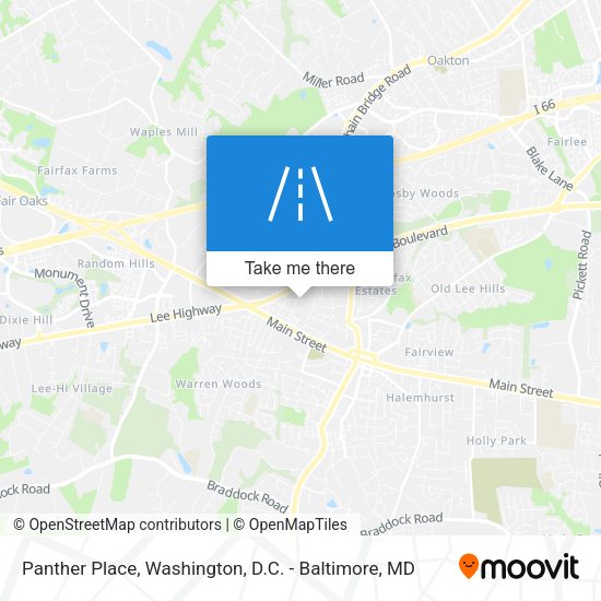 Panther Place map