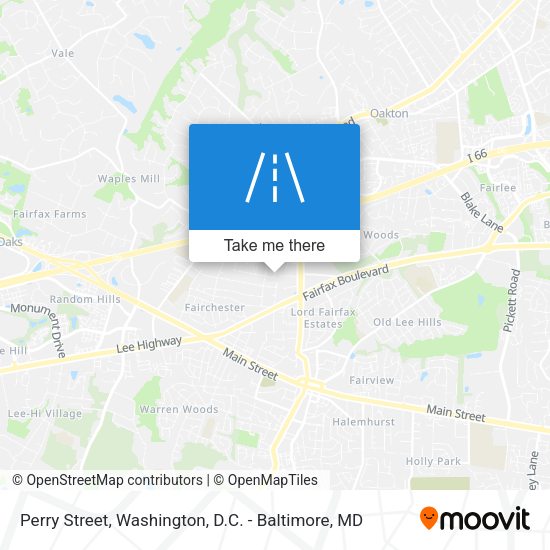 Perry Street map