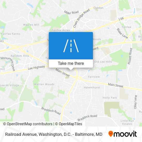 Mapa de Railroad Avenue