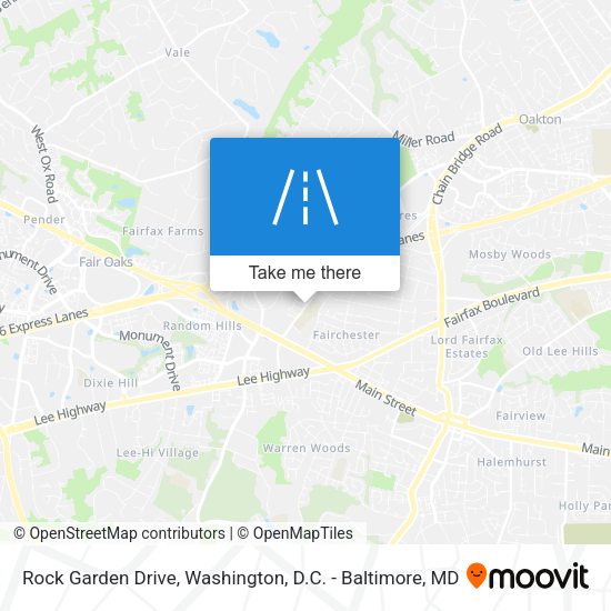 Rock Garden Drive map