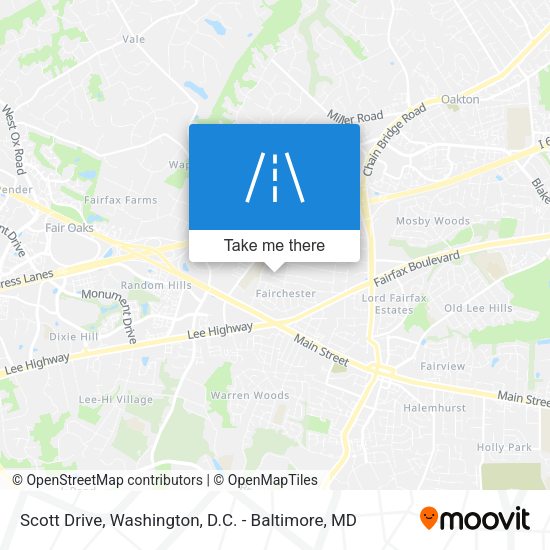 Scott Drive map