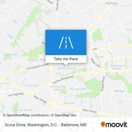 Scout Drive map