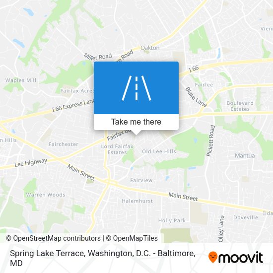 Spring Lake Terrace map
