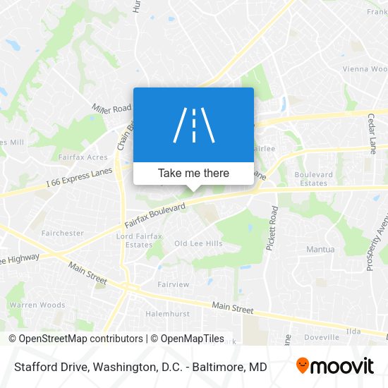 Stafford Drive map