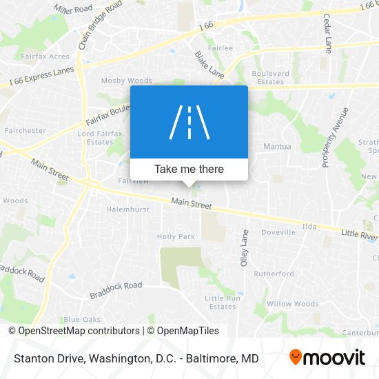 Mapa de Stanton Drive