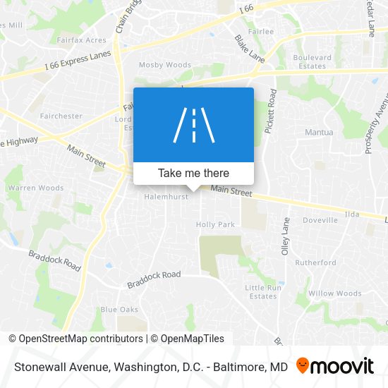 Stonewall Avenue map