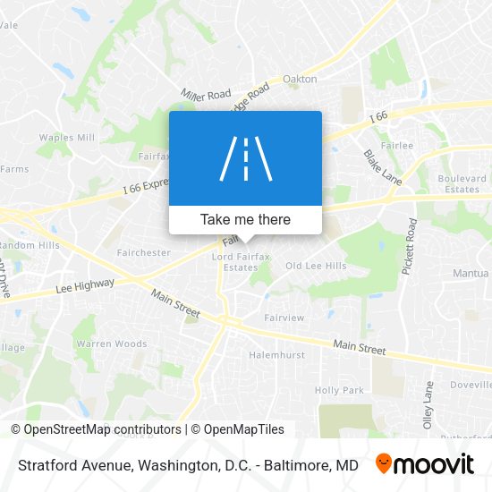 Stratford Avenue map