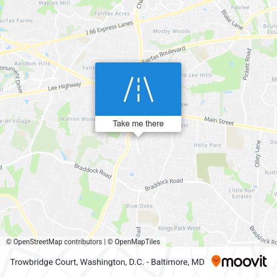 Mapa de Trowbridge Court
