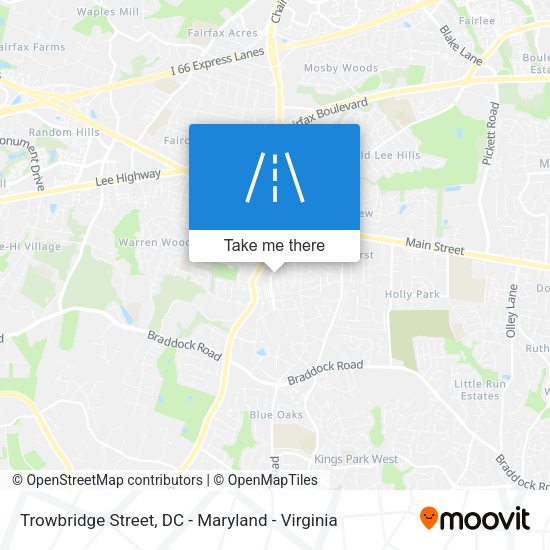 Trowbridge Street map