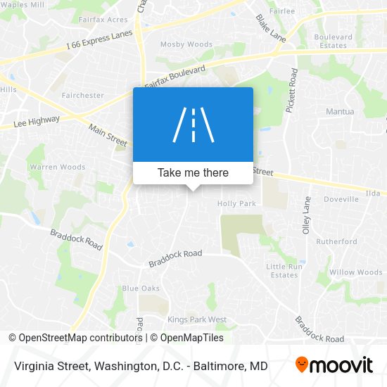 Virginia Street map