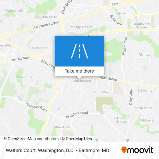 Walters Court map