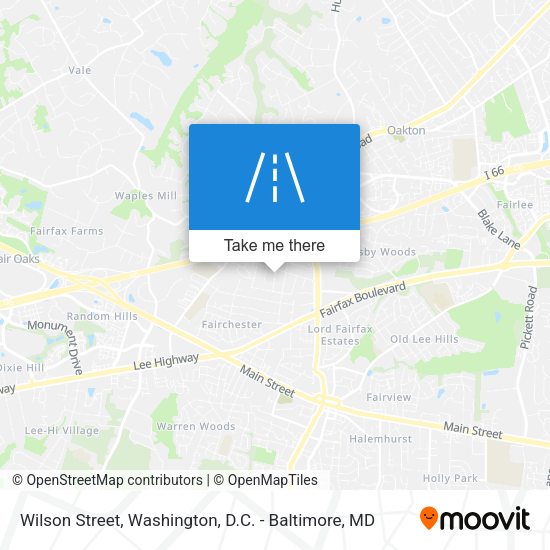 Mapa de Wilson Street