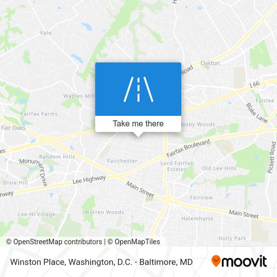 Mapa de Winston Place