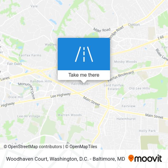 Mapa de Woodhaven Court